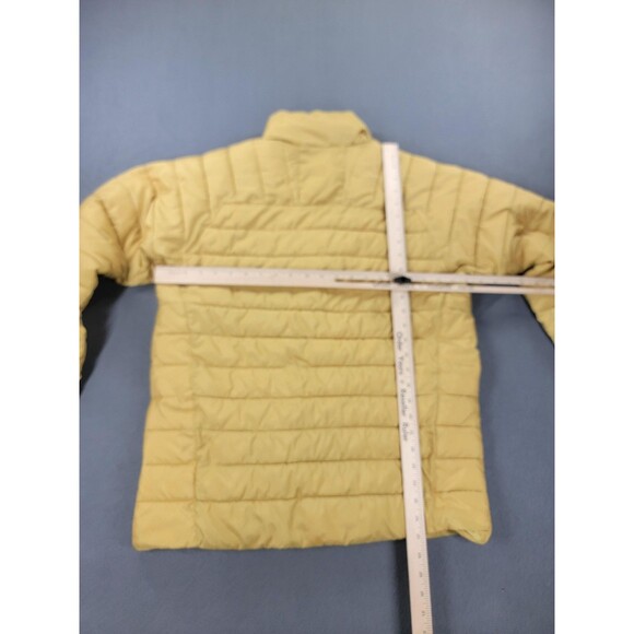 Alaskan Hard Gear Jacket Mens Medium Yellow Quilted Puffer Full Zip Outdoor Warm - Picture 10 of 13